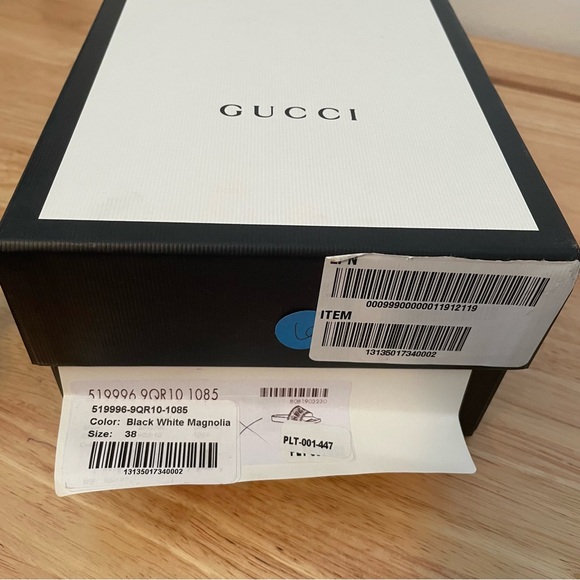 Gucci “guccy” authentic slides size 8 new in box - Picture 7 of 8